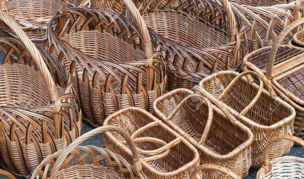 woven design baskets