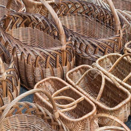 woven design baskets